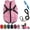 Pink, variant on Dog Winter Coat, 3 in 1 Winter Jacket, Waterproof Windproof Dog Snow Jacket with Harness and Zipper, Pet Outdoor Jacket for Small Medium Large Dogs/Cats (Black, 4XL)