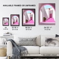thumbnail image 3 of Artery8 Italian Courtyard Plants Pink Steps Minimalist Living Room Unframed Wall Art Print Poster Home Decor, 3 of 3