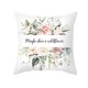 thumbnail image 3 of Funda de almohada con flores de acuarela de 45x45cm, fundas de cojines de plantas florales para sofá, 3 of 5