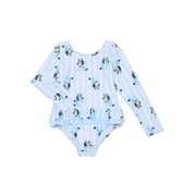Character Toddler Girl Rash Guard One- Piece Swimsuit, Sizes 12M-5T