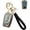 2 Buttons Gold Gray, variant on Key Fob Cover Compatible with Toyota Camry SE/LE 2018-2024 Corolla SE/LE 2019-2025 Highlander C-HR Fortuner 4 Button Keychain Case Holder Protector,2 Buttons Gold Black