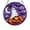 C, variant on YingYouFu Halloween Acrylic Suncatcher Hanging Ornament, Ghost Pumpkin Maple Leaf Design Window Pendant, Decorative Hanging Decor for Window, Wall, Home, Fall Thanksgiving, Holiday Party Decoration