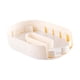 thumbnail image 5 of Organizador de refrigerador Sistema de organización rectangular Plato giratorio Especiero Blanco crema, 5 of 9