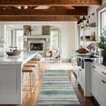 thumbnail image 5 of Beach Farmhouse Kitchen Rugs Set 2 Piece Colorful Summer Wooden Decorative Rug for Kitchen Low-Profile Floor Mats Decorations for Home Kitchen (17"x48"+17"x30"), 5 of 6