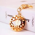 thumbnail image 4 of Llavero creativo con colgante de ojo de diablo de pavo y diamante, llavero con ojo, 4 of 5