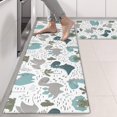 thumbnail image 2 of Kitchen Rugs Sets Of 2,Colorful Dinosaurs Plants Pattern Anti Fatigue Kitchen Mat Rugs Non Slip Washable,Decorative Kitchen Floor Mats for Kitchen,Sink,Laundry,17"X47", 2 of 5