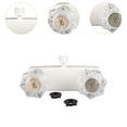 thumbnail image 6 of kowaku Shower Tap for Recreational Vehicle Houses, Spare Parts, Supplies with 2 Knobs, Replacement, Shower Valve for Traveling Indoors, Trip White, 6 of 9
