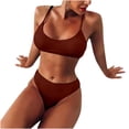 thumbnail image 4 of Conjunto de bikini de dos piezas cómodo con contraste de pecho alto para mujer OAVQHLG3B Store  lin121212, 4 of 4