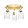thumbnail image 6 of 516-3C-AC-G342 Innovations Lighting Hadley - 3 Light Flush Mount In Art Deco Style-9.5 Inches Tall and 16.25 Inches Wide-Antique Copper Finish-Clear, 6 of 7