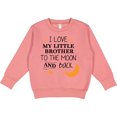 thumbnail image 2 of Inktastic I Love My Little Brother to the Moon and Back Toddler Sweatshirt, 2 of 4