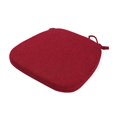 thumbnail image 1 of GUOOL Coussin de Siège Collection Maison Coussin de Chaise en Mousse à Mémoire de Forme avec Attaches Rouge, 1 of 9
