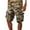 Light Brown, variant on Men's Summer Work Shorts in Camouflage Pattern, Loose and Casual, Large Size Featuring Multi-Pocket Design, 5-Inch Length Shorts Without Belt, Durable and Stylish,Light Gray L