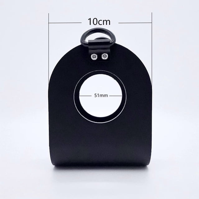 ZLight U Clip Uclips Gym Barbell Clip Shock Absorption Easy Installation For Effective Workouts Landmine Attachment black 51mm