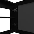 thumbnail image 2 of 20.5" H Black Engineered - Built-in Mirror for Storage - Medium Bathroom - Easy to Assemble, 2 of 5