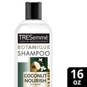 TRESemm Botanique Moisturizing Nourishing 92 Percent Derived Natural Materials with Professional Performance Daily Shampoo with Coconut Oil, 16 fl oz