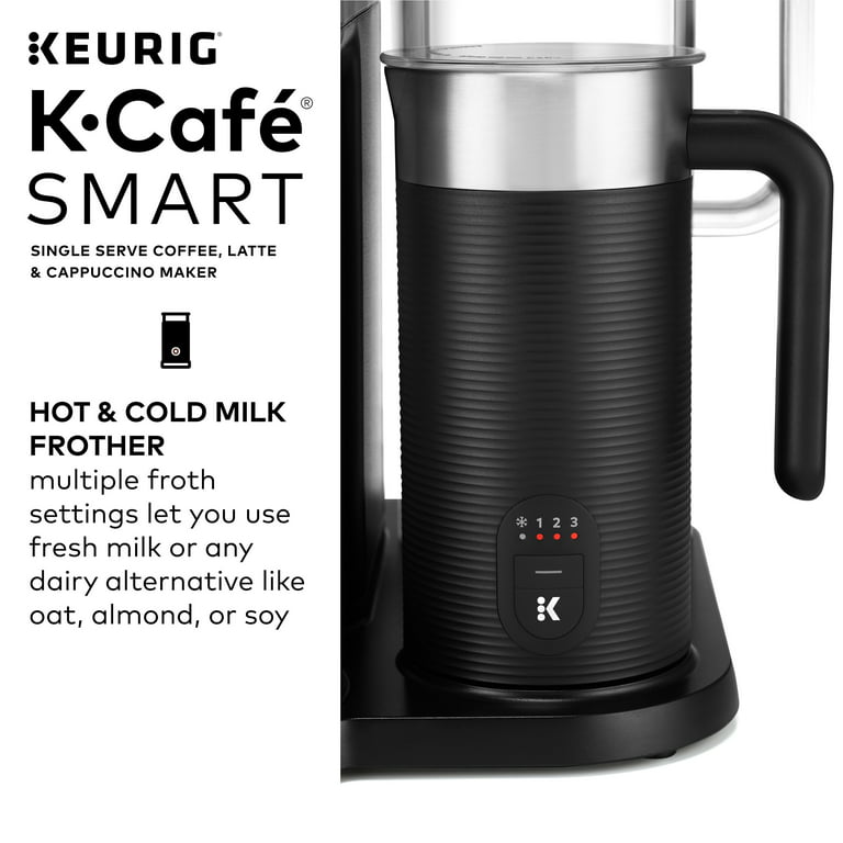 Keurig K-Cafe C Single Serve K-Cup Pod C Latte and Cappuccino Maker, 12,  níquel