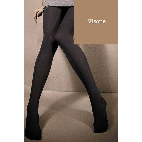 Dimension 50 3D Lycra Half Opaque Pantyhose Tights