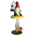 thumbnail image 4 of HONGLAND Solar Garden Gnome Statue with LED Lights, Waterproof Outdoor Mushroom Decor for Yard Patio, 4 of 15