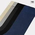thumbnail image 5 of VRD Mens Dress Socks Bamboo Rayon 5-Pack Crew Socks Mid-Calf Length Fits Shoe Size 8-13 Gift Box, 5 of 7