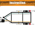 thumbnail image 2 of 22FT 4 Pin 5 Wire Trailer Wiring Harness,Trailer Light Kit 5 Wire 4 Pin Harness Trailer Connector Wire Plug for RV Boat, 2 of 6