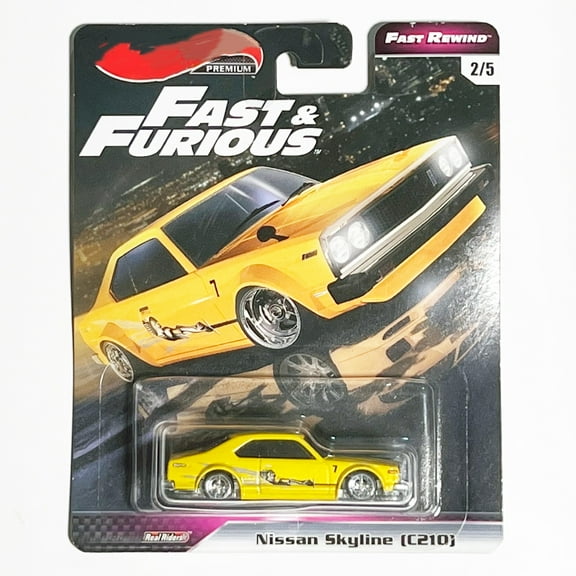 HW Premium Fast & Furious Fast Rewind #2 Nissan Skyline C210