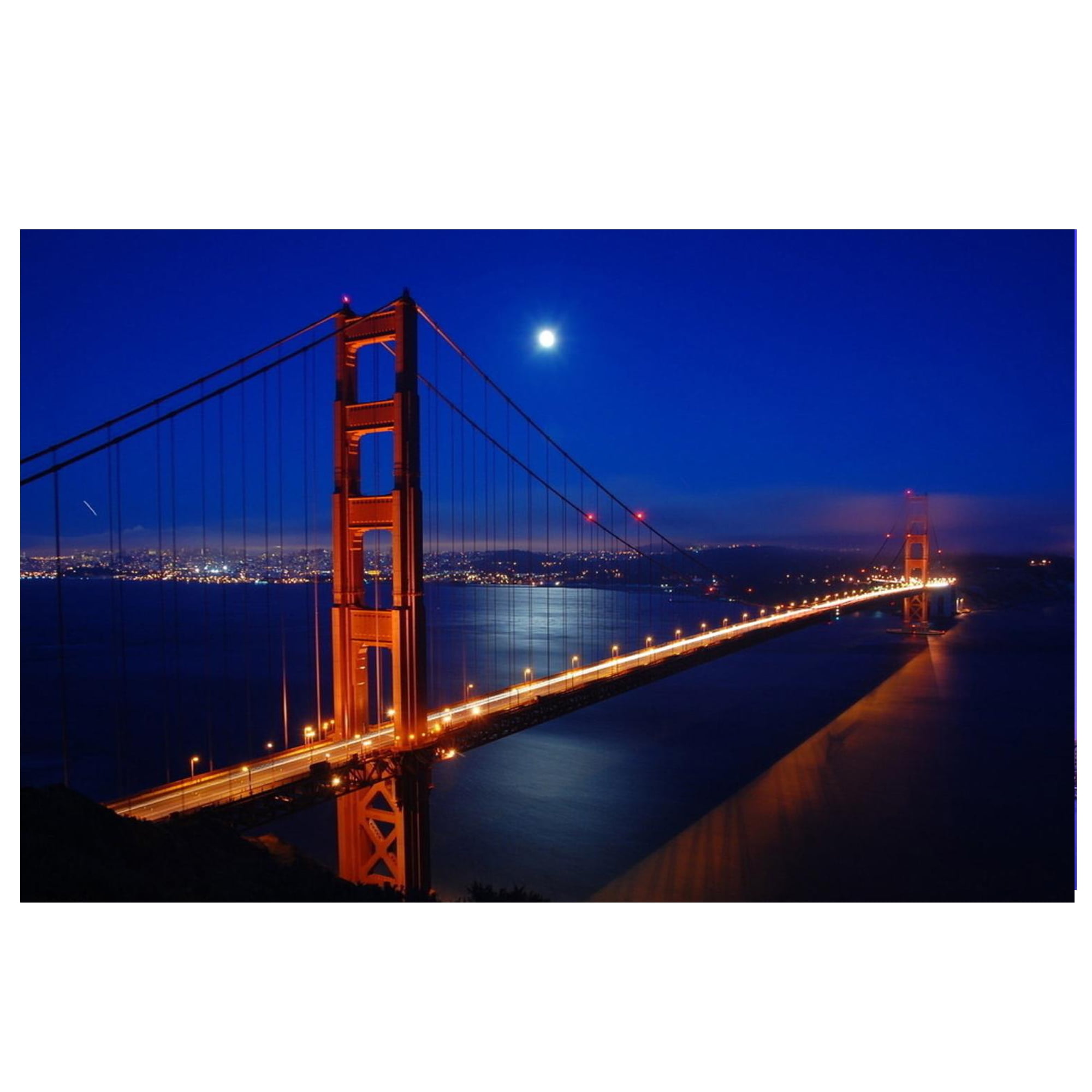 pic Golden Gate Bridge Artwork led lighted famous san francisco golden gate bridge canvas wall art 15 75 x 23 5
