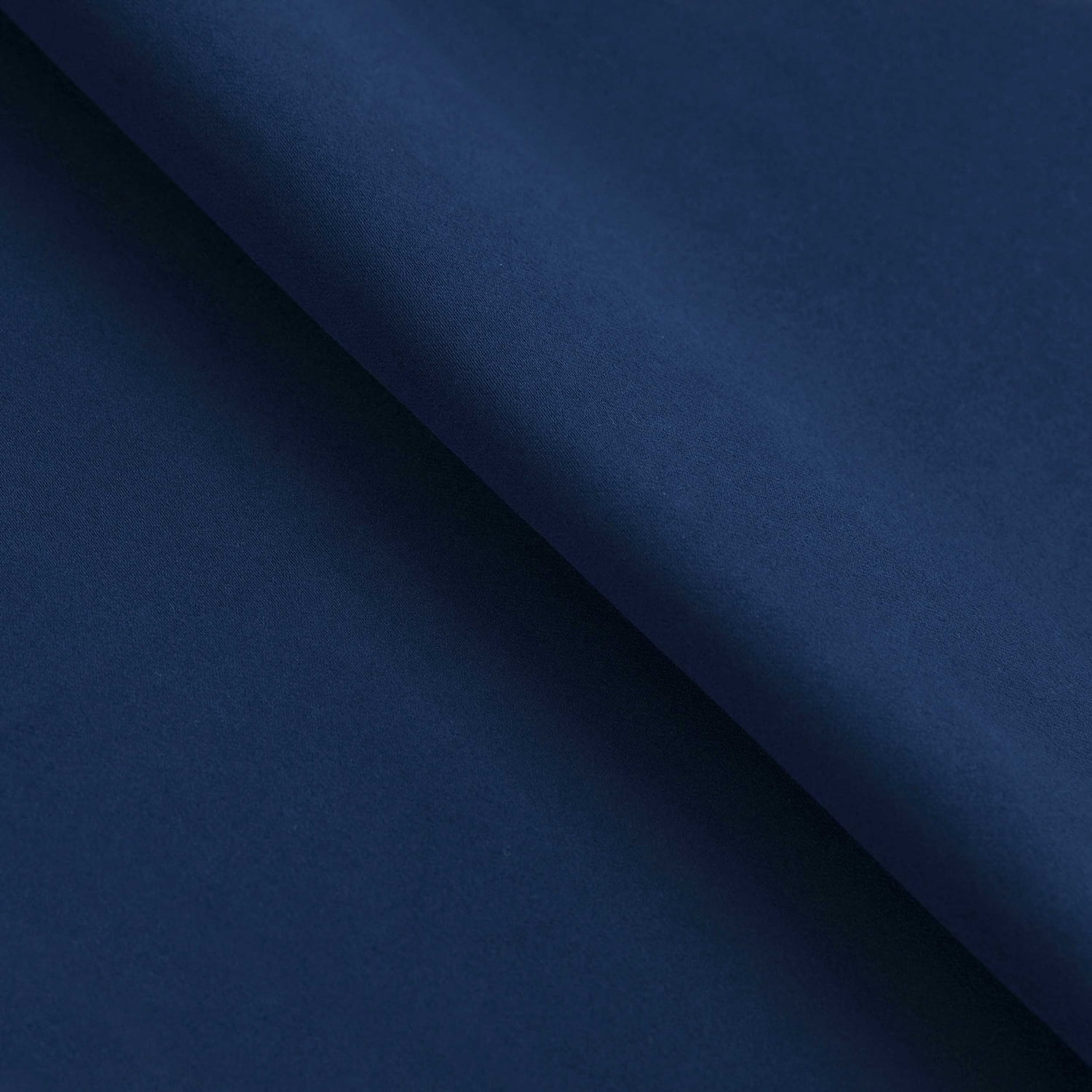 Superior Solid Blackout Curtain Set of 4, 52" x 84", Navy Blue