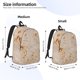 thumbnail image 2 of Disketp Tortilla Mochila de Lona Estampada, Mochila Escolar de Viaje Ligera para Estudiantes y Portátil-Small, 2 of 5