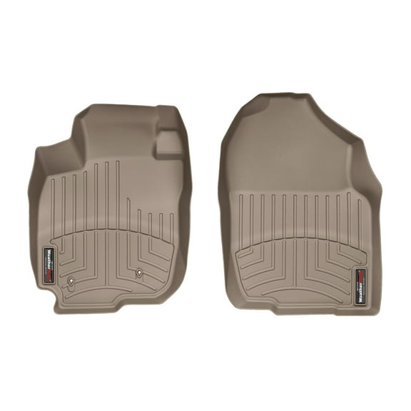 WeatherTech Custom Fit FloorLiners compatible with 2006-2012 Toyota RAV4 - 1st Row (Driver & Passenger), Tan