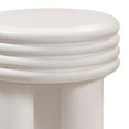 thumbnail image 5 of TOV Furniture Delta Concrete Round Side Table with Ivory Finish, 5 of 6