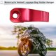thumbnail image 3 of Gancho colgante para motocicleta Rectángulo Soporte para casco de motocicleta Equipaje Bolsa para scooters bicicletas Aleación de aluminio Rojo 1 juego llave hexagonal tornillo tuerca, 3 of 7