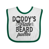 Inktastic Daddys Little Beard Puller Boys or Girls Baby Bib