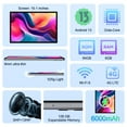 thumbnail image 5 of VEAT00L F11 Android 13 Tablet 2026, 6GB(4+2) RAM, 64GB ROM, 128GB Expand, Quad-Core Processor up to 2.0 GHz, Dual Camera, WiFi, BT, 6000mAh with Fast Charge, 1280x800 HD Touch Screen, 5 of 8