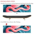 thumbnail image 2 of Flamingo Skateboard Stickers Pack of Two Emery PVC Surface 8.8x32.6in 22.4x83cm Accessories, 2 of 5