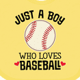 thumbnail image 4 of Inktastic Baseball Fan Quote Boys Sports Ball Boys Baby Bib, 4 of 4