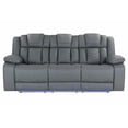 thumbnail image 2 of Global Furniture USA U7068 Gray Fabric 10 Power Reclining Set, 2 of 9
