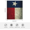 thumbnail image 2 of Texas Flag Soft Throw Blanket Flannel Fleece Blankets Warm Cozy Lightweight Fuzzy Blanket for Bed Sofa Couch Home Decor 60"X50", 2 of 15