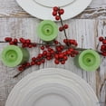thumbnail image 4 of Elyon Tableware® 18 Green Colored Unscented Wax Votive Candles in Glass Holder, 24 Hours Burn Time, 4 of 5