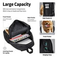 thumbnail image 4 of Disketp Happy Fluffy Running Dog Mochila Estampada de Gran Capacidad con Lonchera y Estuche, Set de 3 Piezas para Estudiantes, 4 of 7