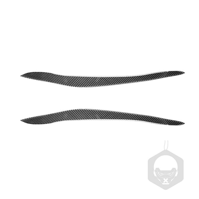 Guardoinrt 2Pcs Eyebrows Eyelid Trim Cover Self-adhesive Sticker Auto Accessories Fittings Replacement for X5 E70 2010 2012
