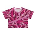 thumbnail image 2 of "Plum Crazy" Crop Tee, 2 of 4