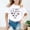 White, variant on Fashionable Summer Tee for Girls Cute Printed Round Neck Loose Fit Casual Short Sleeve Top Short Sleeve Shirt for Girls Tees Kids Tshirts Clothes Summer Tops T-Shirt