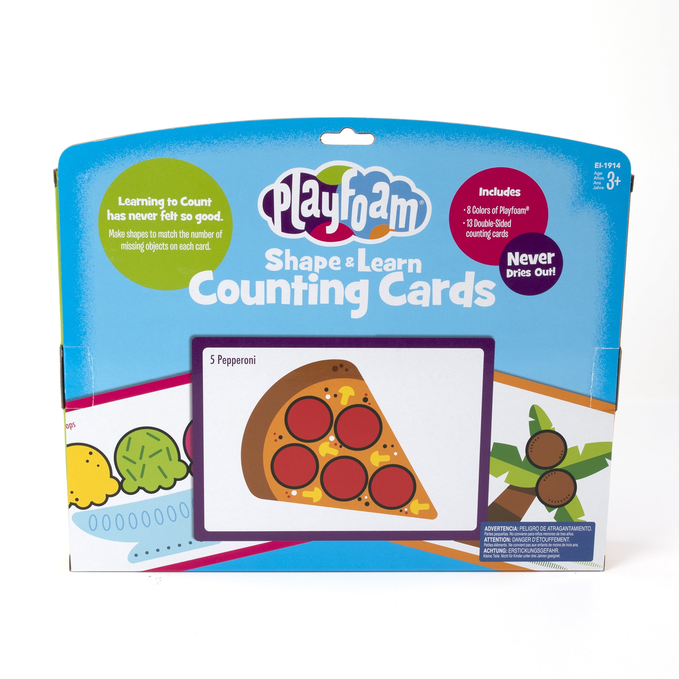 Educational Insights Playfoam Shape & Learn Set, Preschool Math Toy, Kids Ages 3+