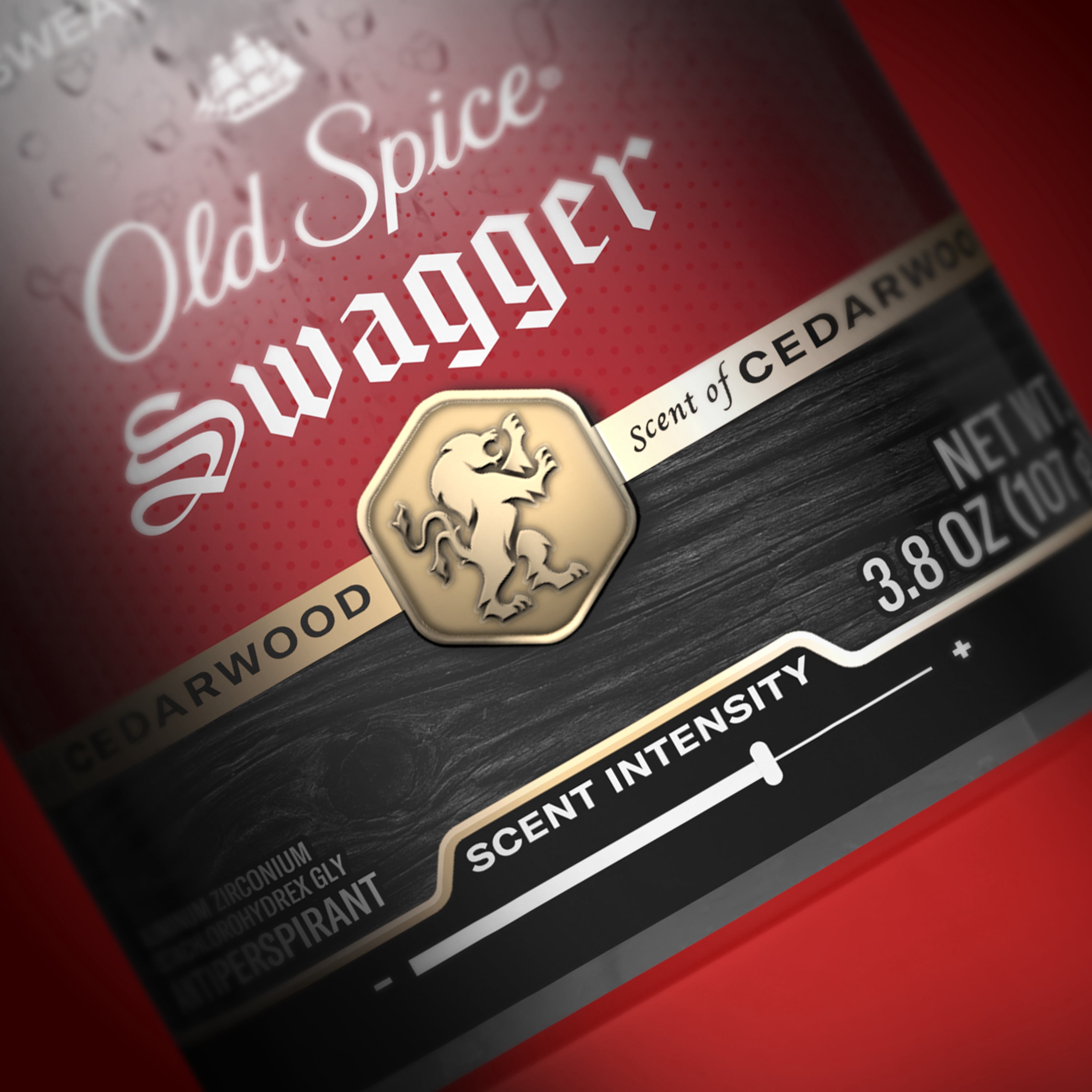Old Spice Red Zone Swagger Scent Clear Gel Antiperspirant Deodorant for Men, 3.8 oz