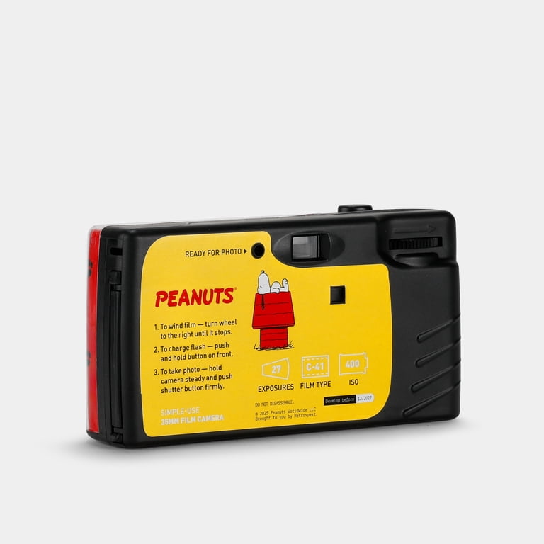 Snoopy Preloaded 35mm Film Simple-Use Camera - Walmart.com
