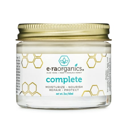 Natural Facial Moisturizer - Natural & Organic Face Moisturizer Cream - Extra Nourishing & Hydrating 10-In-1 Daily Facial Cream with Aloe Vera, Manuka Honey, Coconut Oil, Cocoa Butter and More For Oily, Dry, Sensitive Skin (2oz)
