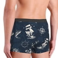 thumbnail image 4 of Kdxio Men's Boxer Briefs with Vintage Marine Print - Comfortable and Breathable Underwear for Everyday Wear, 4 of 7
