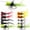 A: 10pcs Fly Fishing Poppers, variant on Fly Fishing Poppers Fly Fishing Dry Flies Topwater Fishing Lures Bass Popper Flies Bugs Lures Panfish Bait Fly Trout Bobber Flies Kit for Bass Trout Panfish Bluegill Salmon