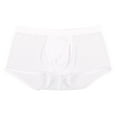 thumbnail image 1 of FhsagQ Underwear Mens Underwear Briefs Super Fit Mens Low Rise Briefs Ice Thread Underpants Fashion Ride up Underwear Pant Men's Underwear with Pouch Briefs White S, 1 of 4