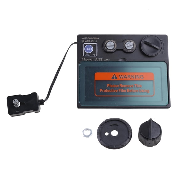 Solar Auto Darkening Welding Lens Panel Protect Eyes from for Loss from Drilling Applicable to Welding Steel